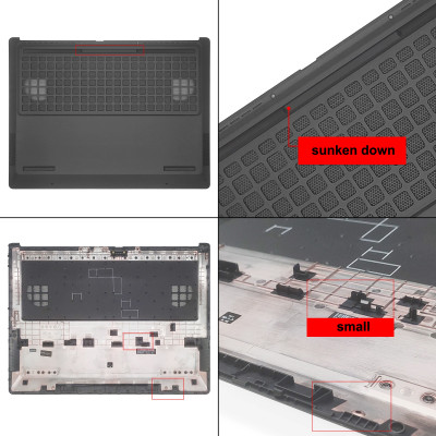 HP OMEN MAX 2025 TPN-I143 16-AH bottom case D cover black version A