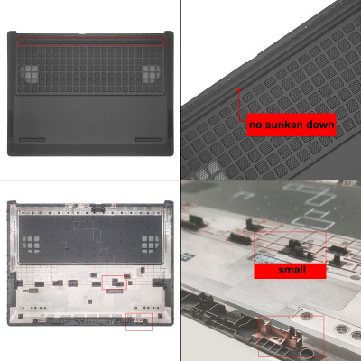 HP OMEN MAX 2025 TPN-I143 16-AH bottom case D cover black version B