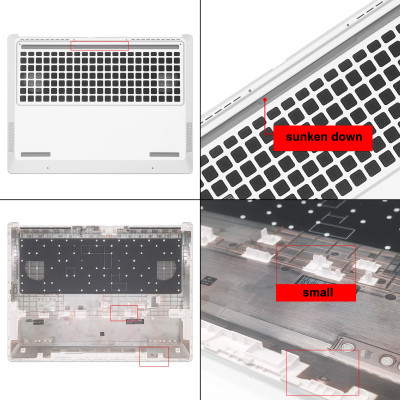 HP OMEN MAX 2025 TPN-I143 16-AH bottom case D cover white version A