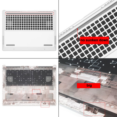 HP OMEN MAX 2025 TPN-I143 16-AH bottom case D cover white version C